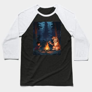 Calvin and Hobbes Mischief Baseball T-Shirt